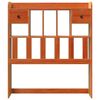 vidaXL Kopfteil mit Stauraum Wachsbraun 100 cm Massivholz Kiefer