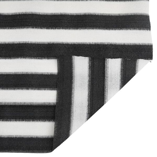 vidaXL Zaunblende Anthrazit und Wei&szlig; 1,2x25 m HDPE 75 g/m&sup2;