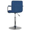 vidaXL Barhocker Blau Stoff