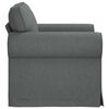 vidaXL Sofa 60cm Dunkelgrau Metall