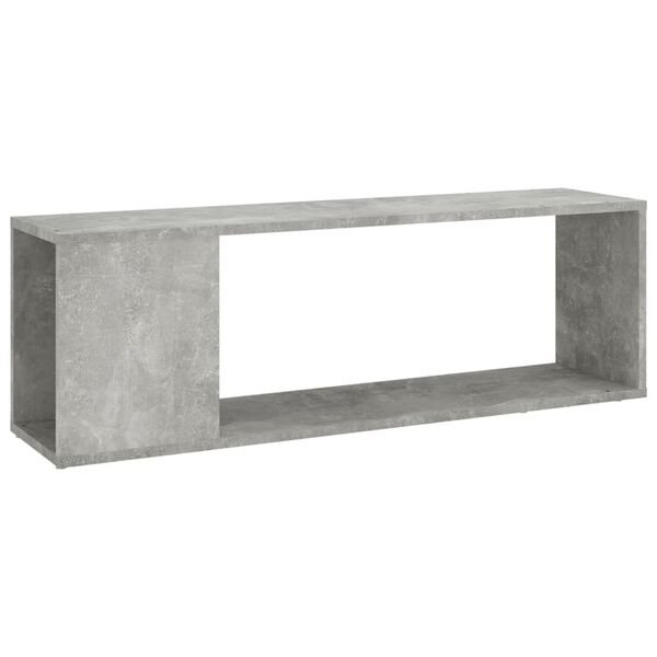 vidaXL TV-Schrank Betongrau 100x24x32 cm Holzwerkstoff