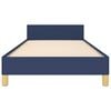 vidaXL Bettgestell ohne Matratze Blau 80x200 cm Stoff