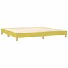 vidaXL Boxspringbett mit Matratze Gr&uuml;n 200x200 cm Stoff