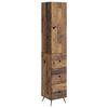vidaXL Schrankset 2 pcs Altholz 34,5 x 34,5 x 90 cm Holzwerkstoff