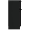 vidaXL Sideboards 2 Stk. Schwarz 30x30x70 cm Holzwerkstoff
