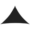 vidaXL Sonnensegel Schwarz 7 x 5 x 5 m HDPE