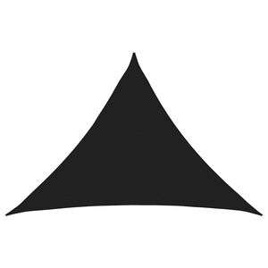 vidaXL Sonnensegel Schwarz 7 x 5 x 5 m HDPE