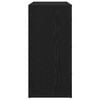 vidaXL Sideboard Schwarz Eichen-Optik 80 x 33 x 70 cm Holzwerkstoff