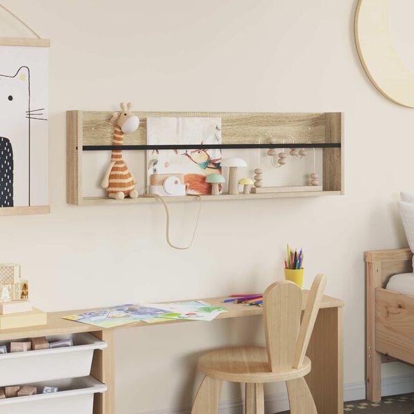 vidaXL Magazinregal Sonoma-Eiche 100 x 12 x 30 cm Holzwerkstoff