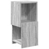 vidaXL Eckschrank 25,5x25x55cm Holzwerkstoff Sonoma-Grau