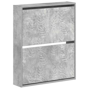 vidaXL Wandmontierter Schuhschrank DELFT 71 x 17 x 86 cm Holzwerkstoff