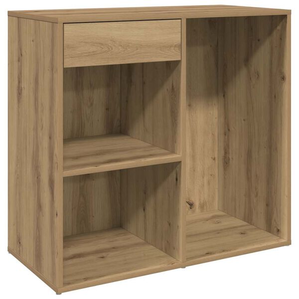 vidaXL Kosmetikschrank Artisan-Eiche 80x40x75 cm Holzwerkstoff