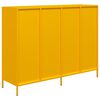vidaXL Sideboard Senfgelb 135x39x103,5 cm Kaltgewalzter Stahl