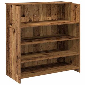 vidaXL Empfangstheke Altholz-Optik 100x50x103,5 cm Holzwerkstoff