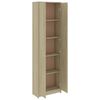 vidaXL Garderobenschrank Sonoma-Eiche 55x25x189 cm Holzwerkstoff
