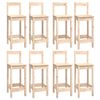 vidaXL 9-tlg. Bar-Set Massivholz Kiefer