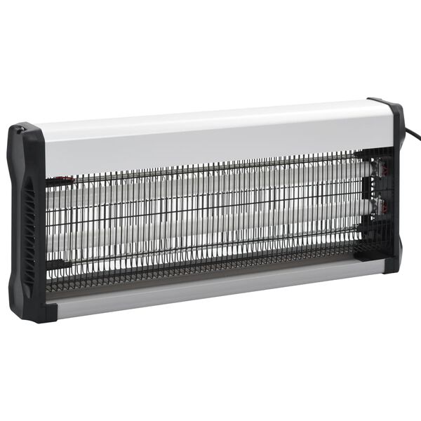 vidaXL Insektenvernichter Schwarz Aluminium ABS 40 W