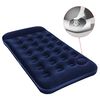 Bestway Luftbett Beflockt mit Integrierter Fu&szlig;pumpe 188x99x28 cm