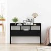 vidaXL Sideboard Schwarz Eichen-Optik 105 x 30 x 70 cm Holzwerkstoff