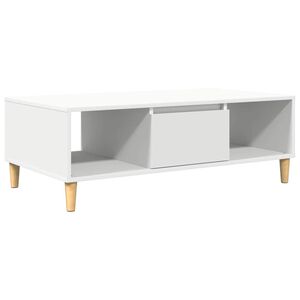 vidaXL Couchtisch Wei&szlig; 102 x 55 x 35 cm Holzwerkstoff
