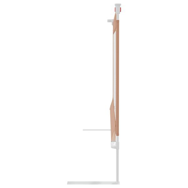 vidaXL Kleinkind-Bettschutzgitter Taupe 160x25 cm Stoff