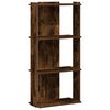 vidaXL B&uuml;cherregal 3 B&ouml;den R&auml;uchereiche 60x30x120 cm Holzwerkstoff