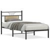 vidaXL Bettgestell ohne Matratze Sonoma-Eiche 80x200 cm Holzwerkstoff