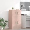 vidaXL Aufbewahrungsschrank Rosa 60 x 40 x 40 cm Stahl