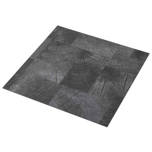 vidaXL Selbstklebende Bodenplanken Holzstruktur Grau 30,5 x 30,5 cm