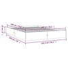 vidaXL Massivholzbett 140x190 cm