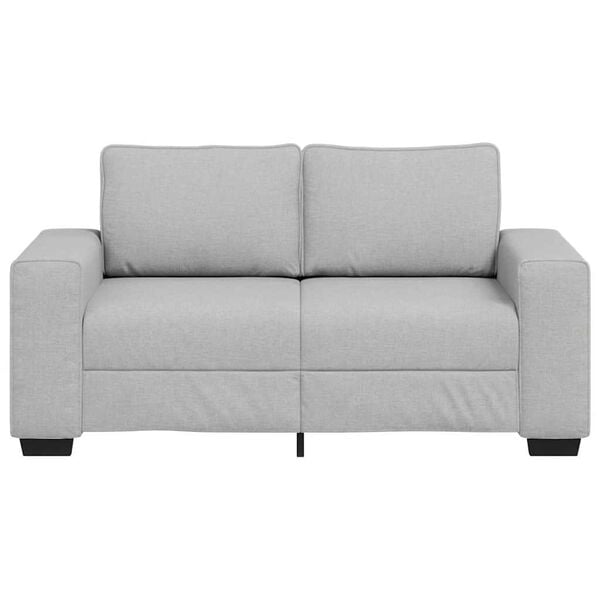 vidaXL 2-Sitzer-Sofa Wolkengrau 120 cm Stoff