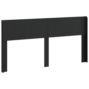 vidaXL Kopfteil Schwarz PB