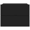 vidaXL Nachttisch Schwarz 40x30x30 cm Holzwerkstoff