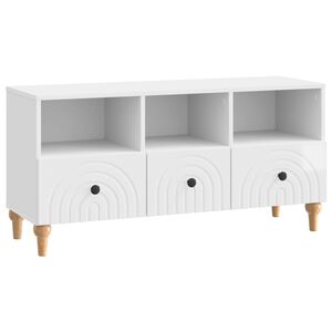 vidaXL TV-Schr&auml;nk 102 x 34,5 x 50 cm Hochglanz Wei&szlig; Holzwerkstoff