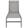 vidaXL Sonnenliegen 2 Stk. mit Tisch Textilene und Stahl