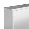 vidaXL Duschnische Silber 90 x 20 x 9,5 cm Edelstahl