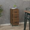 vidaXL Sideboard Braun Eichen-Optik 34,5x34x90 cm Holzwerkstoff