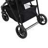vidaXL 2-in-1 Buggy/Kinderwagen Rosa und Schwarz Stahl