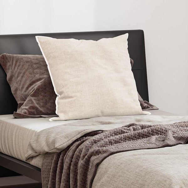 vidaXL Kopfkissen mit Kissen Wei&szlig; 60 x 70 cm Baumwolle