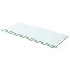 vidaXL Regalb&ouml;den 2 Stk. Glas Transparent 60x20 cm