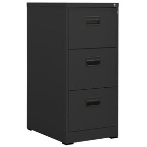 vidaXL Aktenschrank Anthrazit 46x62x102,5 cm Stahl