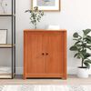 vidaXL Sideboard Wachsbraun 70 x 35 x 80 cm Massives Kiefernholz
