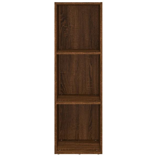 vidaXL B&uuml;cherschrank/TV-Schrank Braun Eichen-Optik 36x30x114 cm