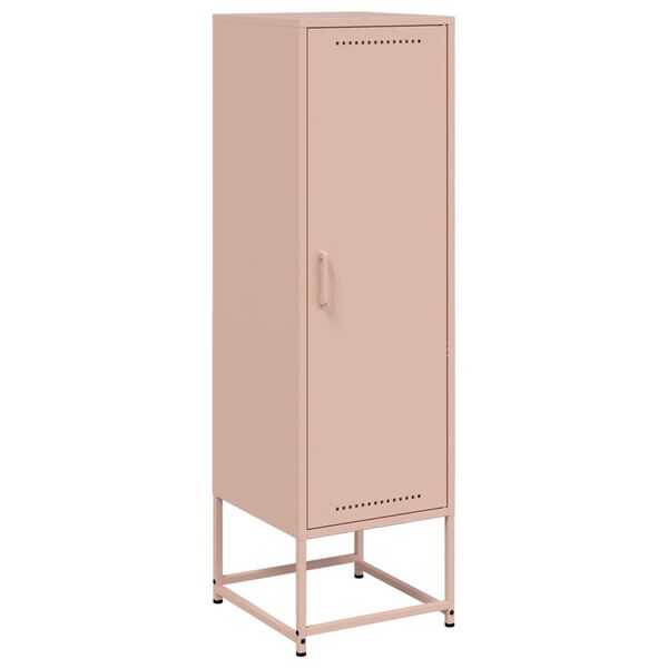 vidaXL Highboard Rosa 36x39x123 cm Stahl