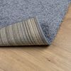 vidaXL Teppich Shaggy Hochflor Modern Blau 160x160 cm