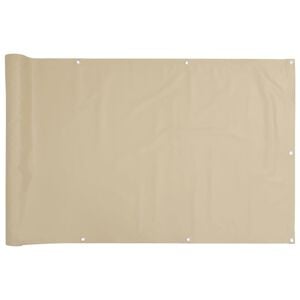 vidaXL Balkon-Sichtschutz Beige 75x300 cm Oxford-Gewebe
