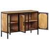 vidaXL Sideboard 105x35x70 cm Raues Mangoholz