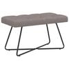 vidaXL Bank mit Knopfheftung Taupe 80 x 40 x 46 cm Stoff
