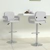 vidaXL Barhocker 2 Stk. Wei&szlig; Kunstleder