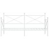 vidaXL Tagesbett ohne Matratze Wei&szlig; 80x200 cm Stahl